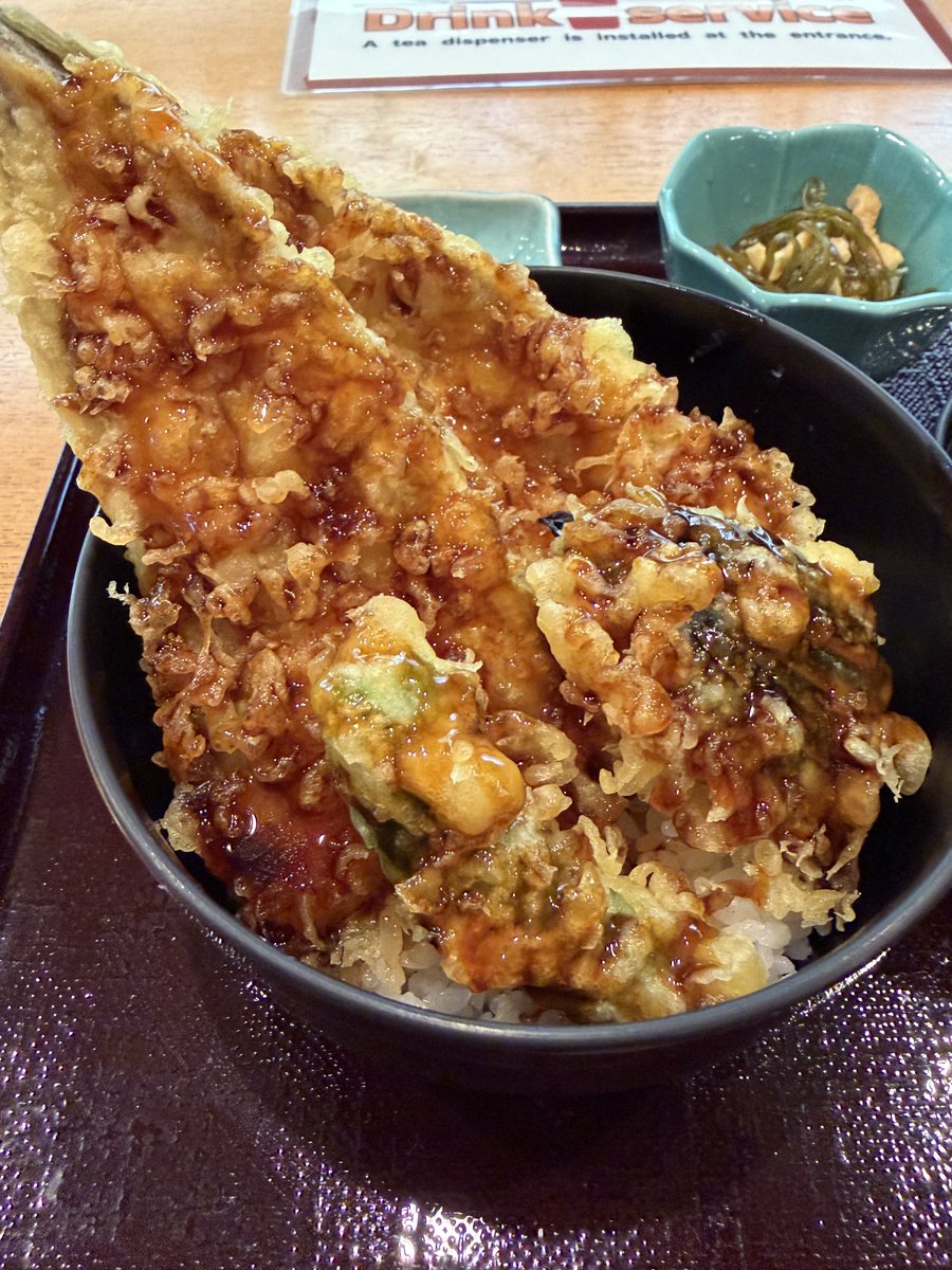 メギス天丼🤤🤤🤤