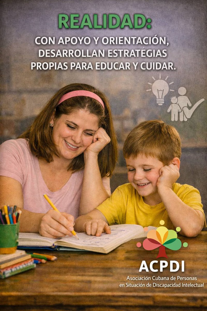 ACPDI_Cuba's tweet photo. 💫 Mitos y Realidades de la Maternidad en Mujeres con Discapacidad Intelectual
4️⃣
📌Mito: La maternidad en ellas es un riesgo social.
📌Realidad: Es una experiencia legítima que merece acompañamiento, respeto y políticas inclusivas.
#MINJUS #MtssCuba https://t.co/gJJHc02G0n
