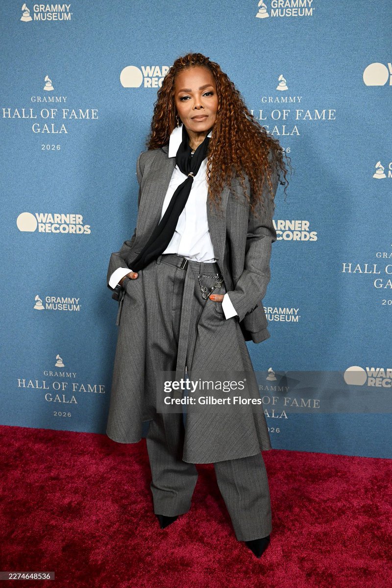 EnjoyMissJanet's tweet photo. Janet Jackson at the Grammy Hall Of Fame 🤍 https://t.co/kb2tVi523V