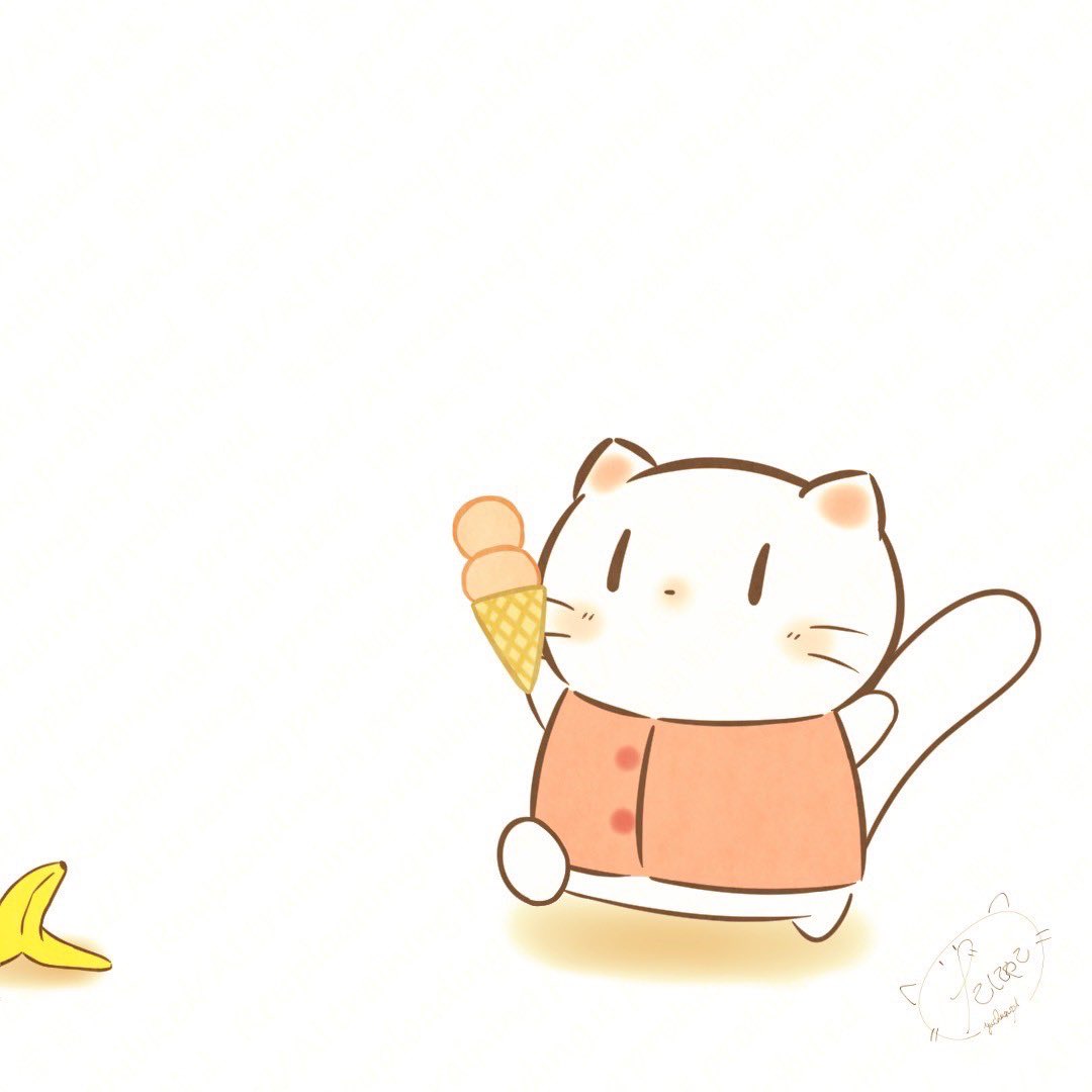 アイスクリームの日 にゃんことアイス🍨