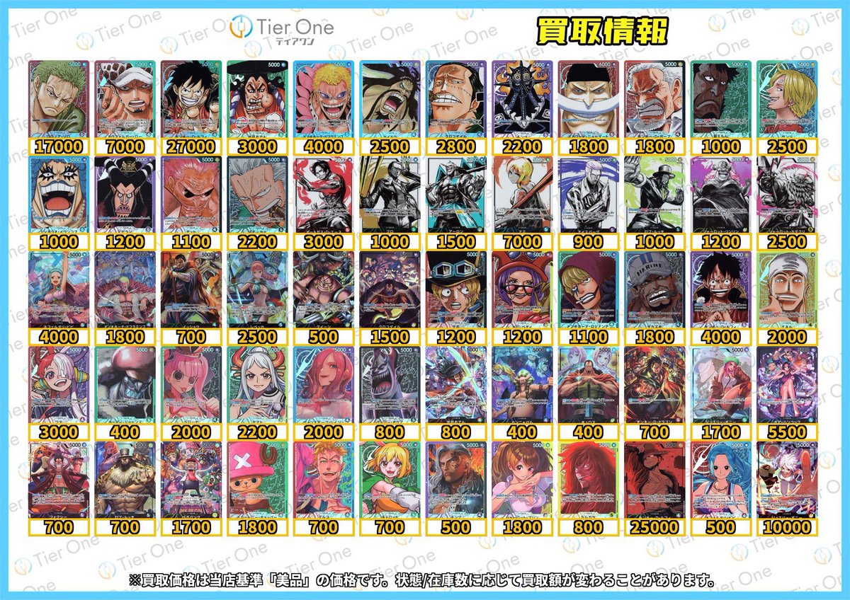 ポ*ケ様 ワンピースカード まとめ売り 17枚 SEC SR リーダーパラレル ワンピカード 買取情報】 リーダーパラレルの買取更新しました