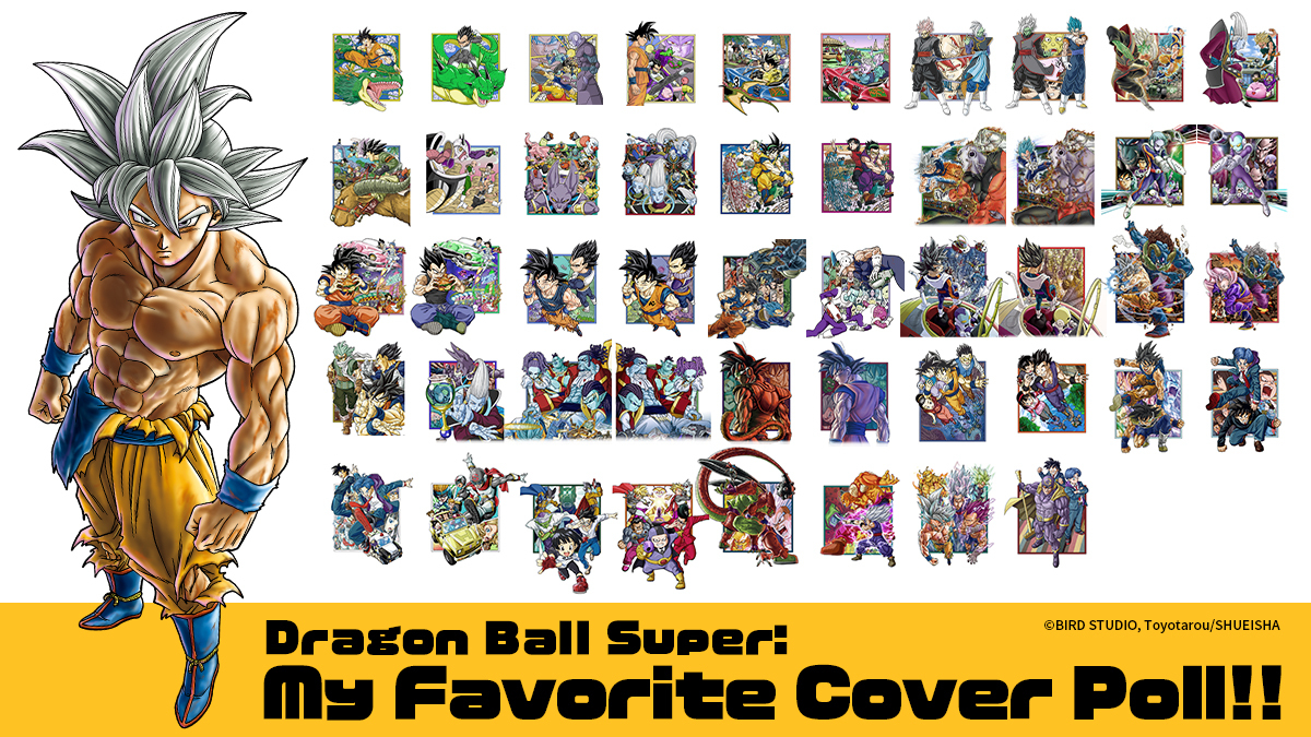 DB_official_en's tweet photo. [Celebrating #GokuDay]
The Dragon Ball Super: My Favorite Cover Poll is on!
#DragonBallOfficial #dragonball https://t.co/8gbp3NLXby