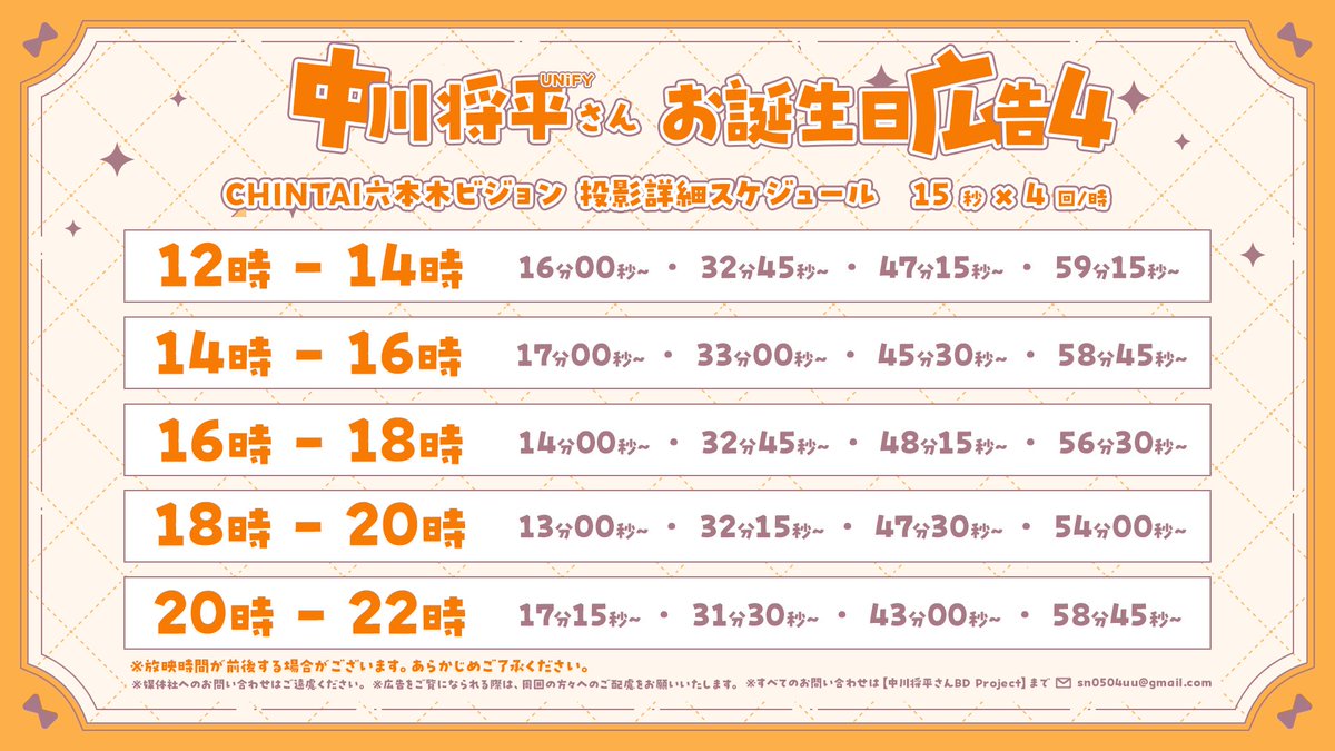 中川将平さんBD project tweet media