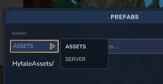 MisterEnders's tweet photo. @Simon_Hypixel @slikey In the latest pre-release update, the Assets/Server prefab option was removed. Now I can only use default game prefabs, not my custom server ones.

The screenshot is from the release version.

Is there a new way to select them or is this currently bugged? https://t.co/ZYGjExMxtP