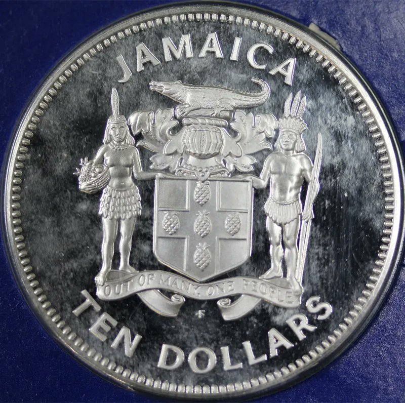 10リーブル 1980年 オリンピック記念銀貨 レバノン銀貨 NGC鑑定済銀貨