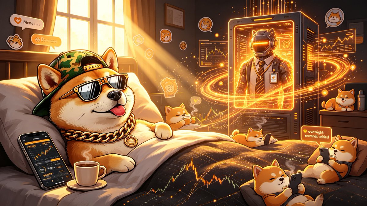 _GOUTCOIN's tweet photo. 🌤Saturday morning. No alarm clock — just the quiet hum of the DHF mining pool clocking in on time.  

It’s more hardworking than you: no weekends off, hashrate silently stacking while you sleep

Group chat dogs: one coffee, one phone, casually checking how much extra dropped overnight.

Someone asks “What are we doing today?”

Answer: “Lie flat. Let the rigs work for me.”  

Correct way to open the weekend: You rest. DHF grinds.

#狗头基金会 #全新计划 #MEME社区 #被动收入 #MemeCoin #DHF