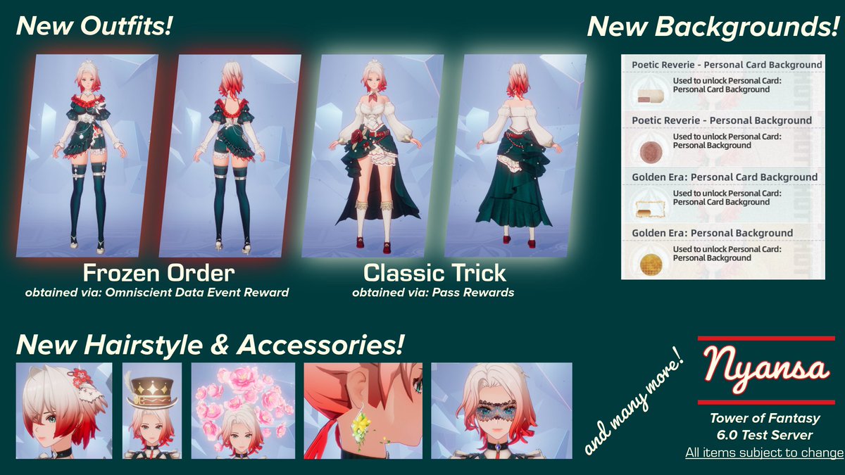 PolyNyan92's tweet photo. Hi Hi! Howdy hi! 

Looks like 6.0 has quite a handful of goodies in store for Tower of Fantasy!

Here's a few I personally picked out:
New Loading Screen
New Story
New Outfits
New Simulacra
New Roaming (Kailo)
too much to list!

Hope to see you in 6.0!
Ciallo～(∠・ω< )⌒★

#TowerofFantasy #ToF #幻塔
