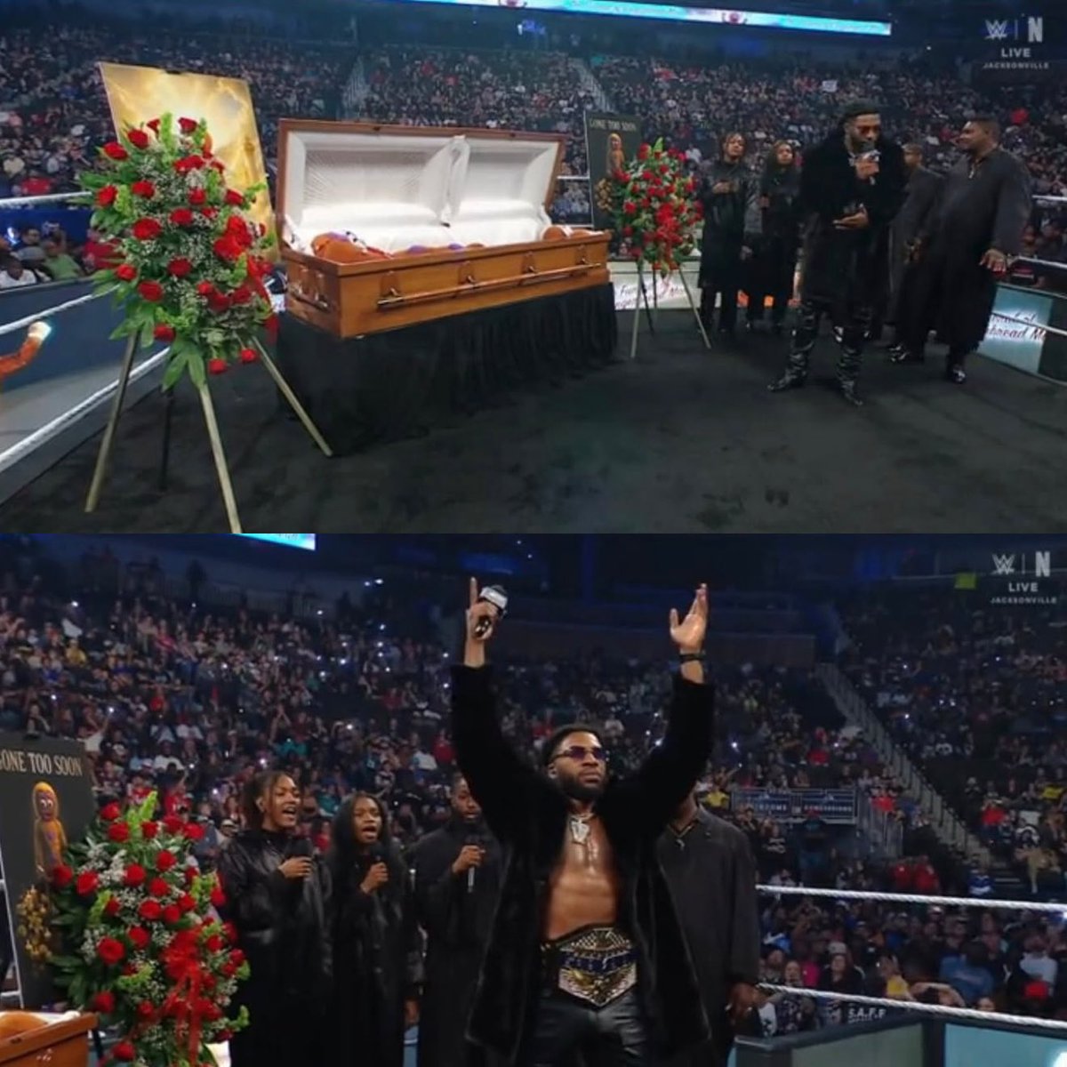 empirewraslin's tweet photo. Kairi sane, Aleister black, mcmg, new day, all
Lost their jobs for this shitβ¦. #plotlost #wwe #smackdown https://t.co/g91pGuV0Gu