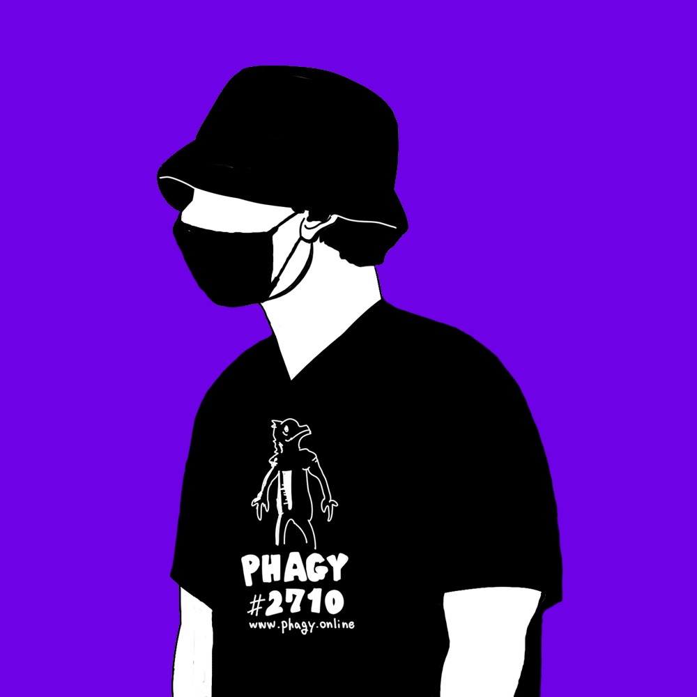 PHAGYさんから似顔絵に関し「編集も全然OK」ってあったので 「マスク