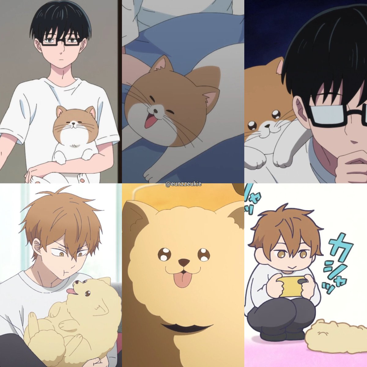 this cute parallel of Tani having Tempura and Minato having Ponta 🥹