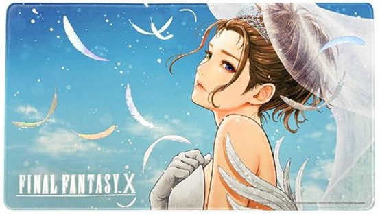 ファイナルファンタジー　ユウナ　プレイマット 箔押し 📢 予約受付スタートしました ＼ プレイマット ファイナル
