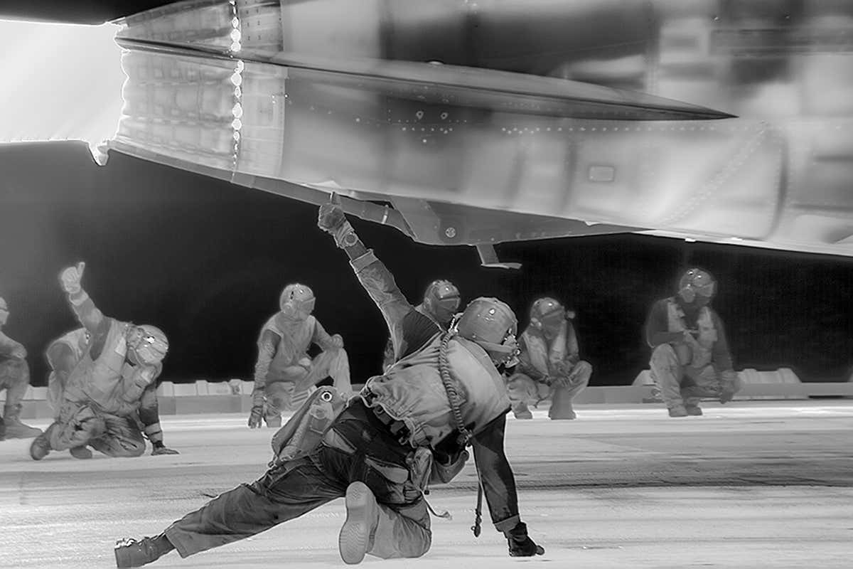 hassanrahim's tweet photo. for a small taste of what these imaging systems are capable of, look up heatmaps (2016) by richard mosse. exhibition of massive photographic prints using military grade infrared cameras

and that was 10 years ago https://t.co/7SlLmer7gI