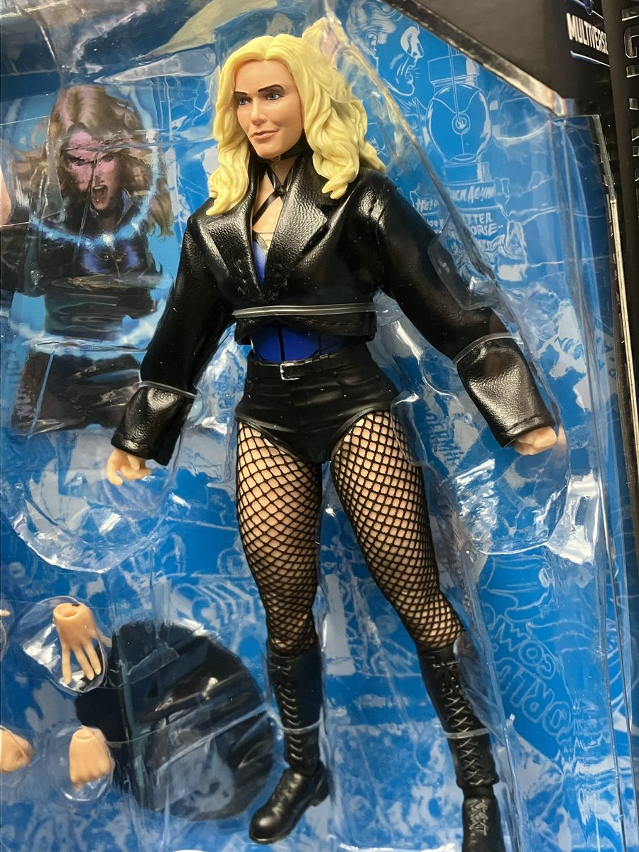 希少 マクファーレントイズ DCマルチバース ブラックキャナリー プラチナ版 マクファーレントイズ DCマルチバース コレクターズエディション