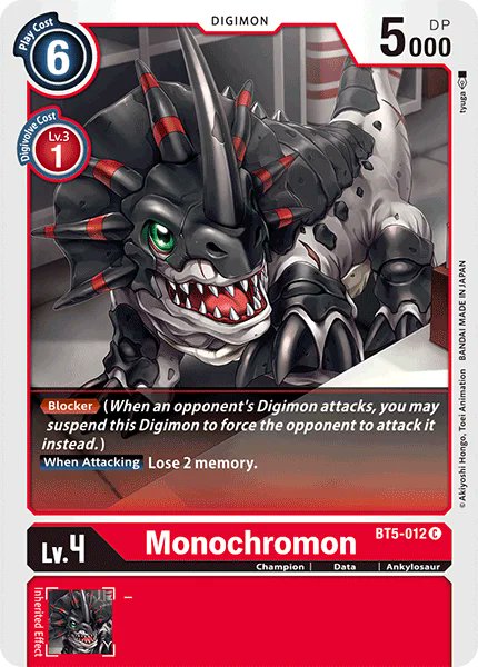 Marshtomp8's tweet photo. @pumpketo My absolute favourite Digimon of all time, Monochromon! https://t.co/iV3sfJxGXS