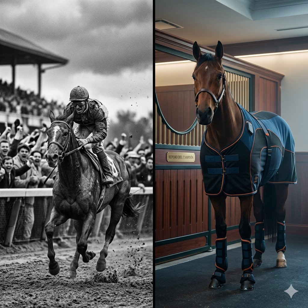 TorresIrwing's tweet photo. La Triple Corona se desinfla porque el negocio mató el riesgo.
Antes, ganar el Derby era el comienzo de la leyenda.
Hoy con eso basta.
Secretariat corrió el Preakness dos semanas después.El de ahora lo salta y protege su valor #TripleCorona #KentuckyDerby #Preakness #HorseRacing https://t.co/piNqepHAVv