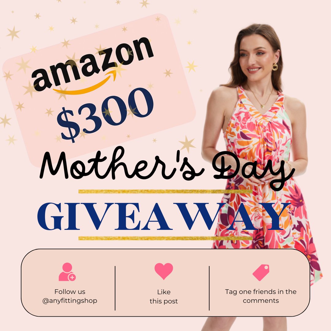 anyfittingshop's tweet photo. 🌹Friends! ANYFITTING's Mother's Day gift-giving event has begun!Just three easy steps for a chance to win a grand prize! 🎁
Enter 👉:https://t.co/k4MdEfRuZE
#Anyfitting #MothersDay #MothersDayGifts #MothersDayGiveaway #Dress #BuiltBra #SpringEssential #Trendy #Fashion https://t.co/tIoMkRIeNt