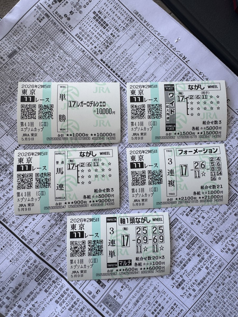 ユキムラ【6連続G1本命馬券内】 (@keiba_yukimura) / Posts / X