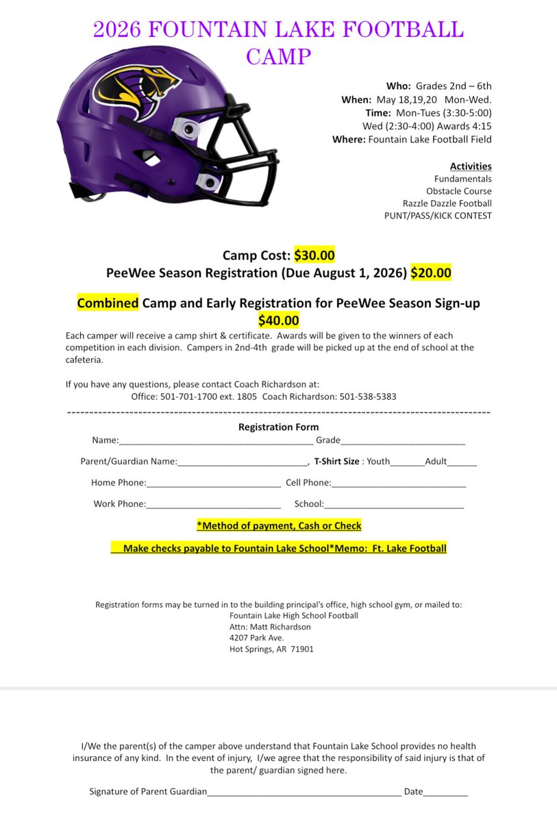 ThankfulCoach's tweet photo. 2026 PeeWee Camp. Let’s Gooooo. Going to be a lot of fun #STANDARD https://t.co/Ip333qmXAR