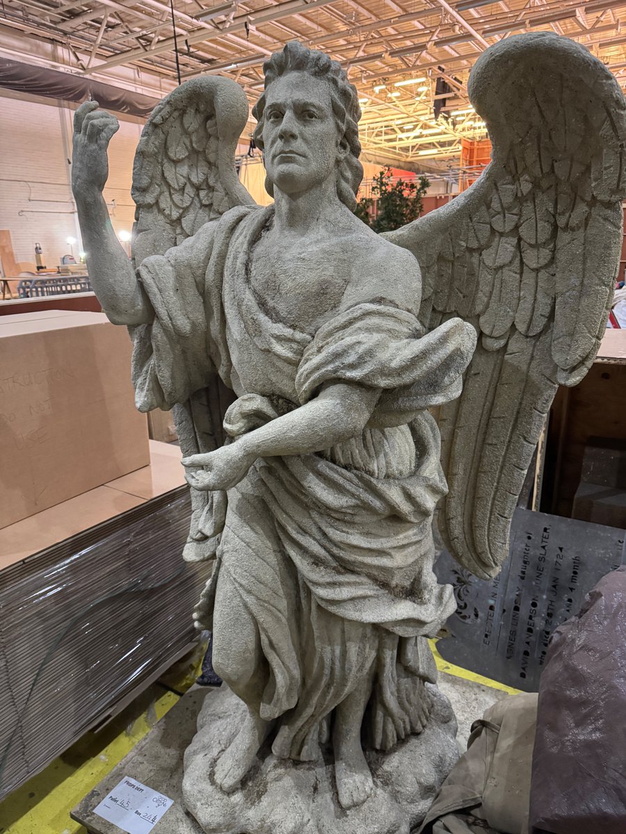 Random Good Omens behind the scenes find. Not relevant to 3 but I was much entertained that Gabriel was watching all the time.