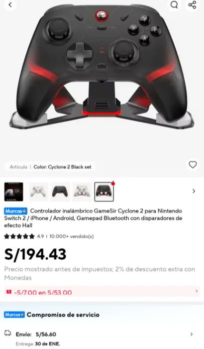 1laiylaa's tweet photo. Recibi Mando Gamesir Cyclone de jhostin028 en Throne. Graciaaaaaaaaaas! <3 https://t.co/6z1KOD5fAT #Wishlist #Throne https://t.co/hVoyDEJQVV
