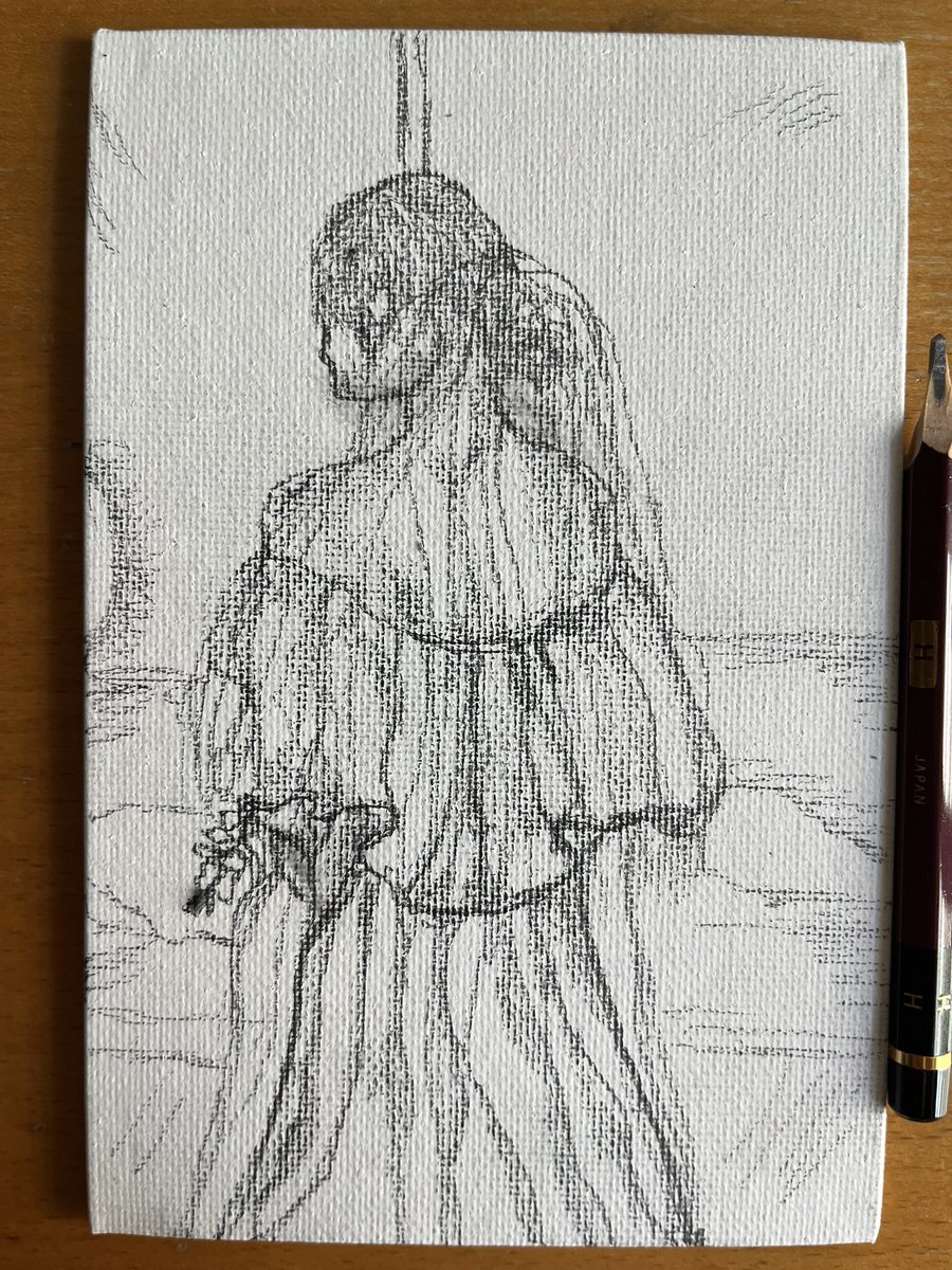 今月描いた絵を晒そう 鉛筆画 pencil drawing 抽象画 abstract art アート