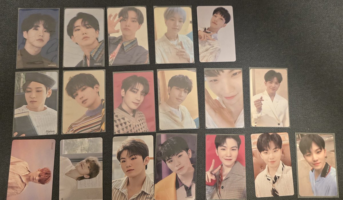 Reveluvsmf's tweet photo. SEVENTEEN セブチ トレカ  アルバム ペンミ 過去 買取 

譲: ジョンハン ジョシュア ジュン ホシ ウォヌ ウジ ミンハオ ミンギュ ドギョム スングァン バーノン ディノ

求:買取>>>エスクプス トレカ

グッズ整理のためトレカ出してます！
お気軽にDMお送りください😌
#SEVENTEEN  #譲 #買取 https://t.co/2hAZIiyF5h