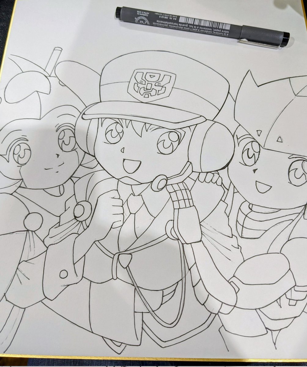 ペン入れできました
#ジャパコミ 