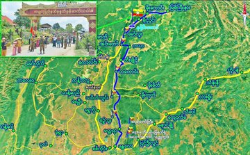 minkhaung404's tweet photo. #Military columns recapture areas temporarily controlled by terrorist insurgents, successfully reopen #Mandalay-#Madaya-#Thabeikkyin-#Tagaung-#Htigyaing-#Katha-#Indaw-#Mawlu-#Namsiaung-#Mohnyin-#Mogaung-#Myitkyina communication route #WhatHappeningInMyanmar #MyanmarFactCheck https://t.co/aCWaHxgnwy