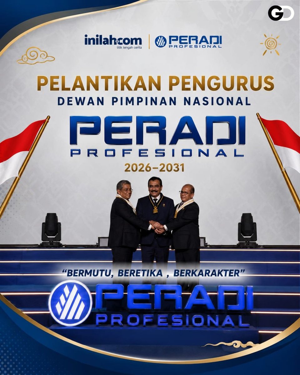 LoniAnu's tweet photo. Selamat atas pelantikan Pengurus Dewan Pimpinan Nasional PERADI Professional periode 2026–2031. Semoga amanah dalam membawa organisasi yang bermutu, beretika, dan berkarakter 🇮🇩

Harris Arthur Hedar
#DPNPeradiProfesional https://t.co/irF9XxOZnQ