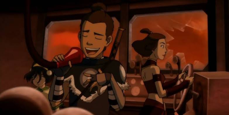 "She's just sokka's girlfriend" if a girl can teach a boy her worth, if a girl can help a bison at her and her team's expense, if a girl can help them time and time again, can beat a fn warden and look at death in the eye bravely? 

Suki IS team avatar. She's no plus one.