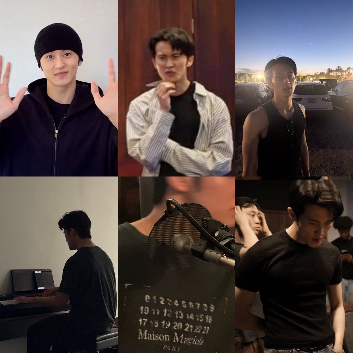 Every Mark update comes with another black outfit🖤