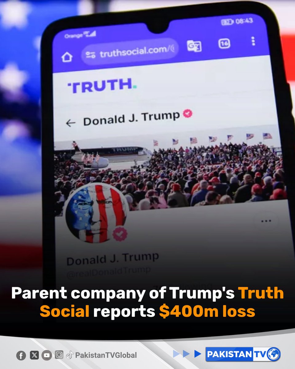 Truth Social's Parent Company Posts Over $400 Million Q1 Loss Largely Driven by Crypto Valuations