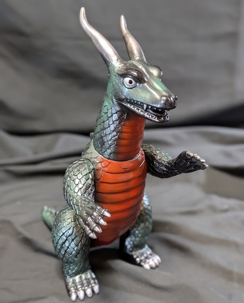 □変身大怪獣 ゴアゴンゴン 高28/奥21.5（cm） マーミット製 ビニール