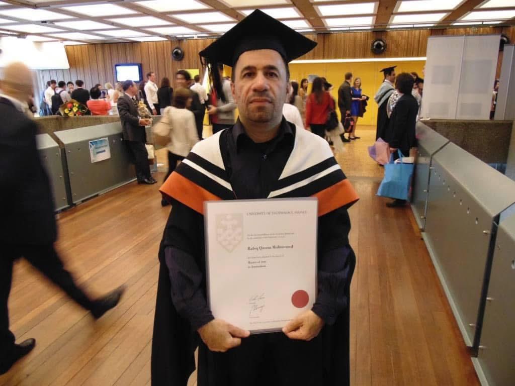 RAlokaby's tweet photo. 11 years ago I graduated from UTS with Master degree in Journalism and this is my second master degree, the first one Master in Media Arts and Productions from my lovely university UTS also https://t.co/giGK3jlWXS