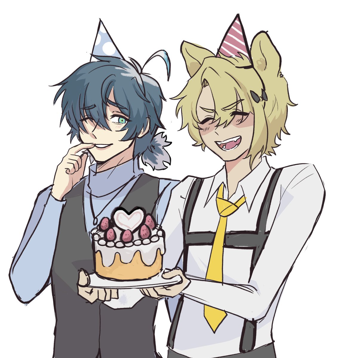 IM NOT LATE JFNKDLMS HAPPY BIRTHDAY @Roaringpaints 😭😭😭🥳🥳🥳 c
