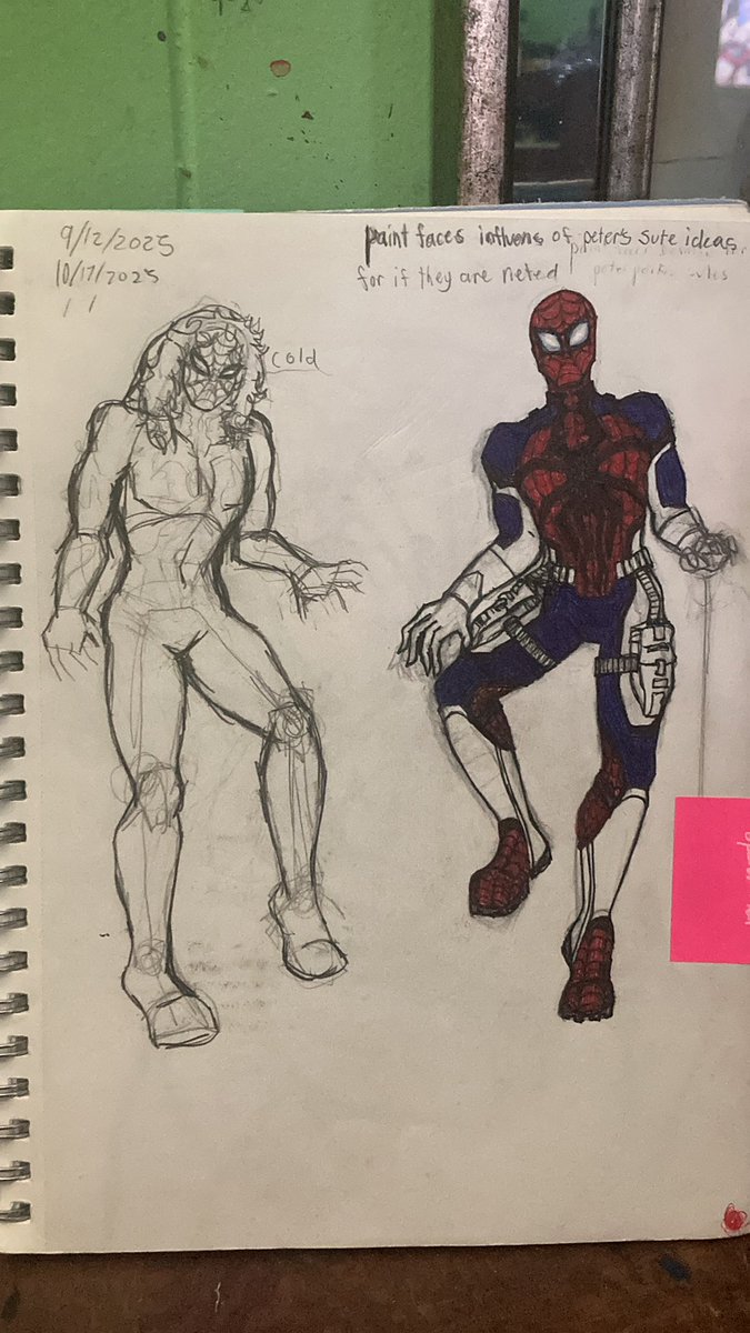 tris_est's tweet photo. My OC paint face and my version OC Spider-Man crossover story fanfic on hold #PaintFaceAndSpiderMan #PaintFaceSans #SpiderManOC https://t.co/PkJHACVQEX