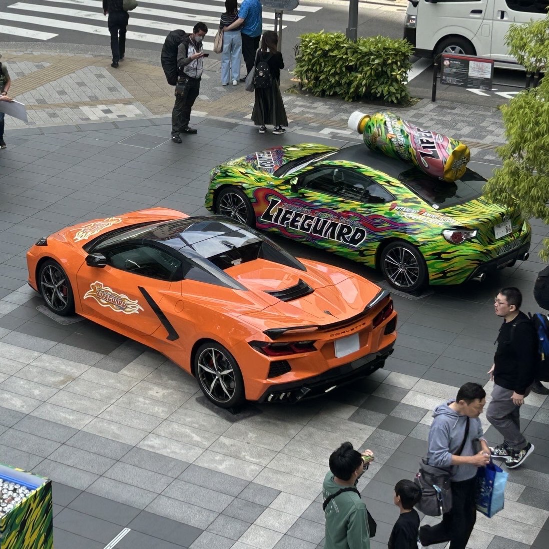 秋葉原UDXにライフガードカー登場しています🧡 #ライフガード #ライフ
