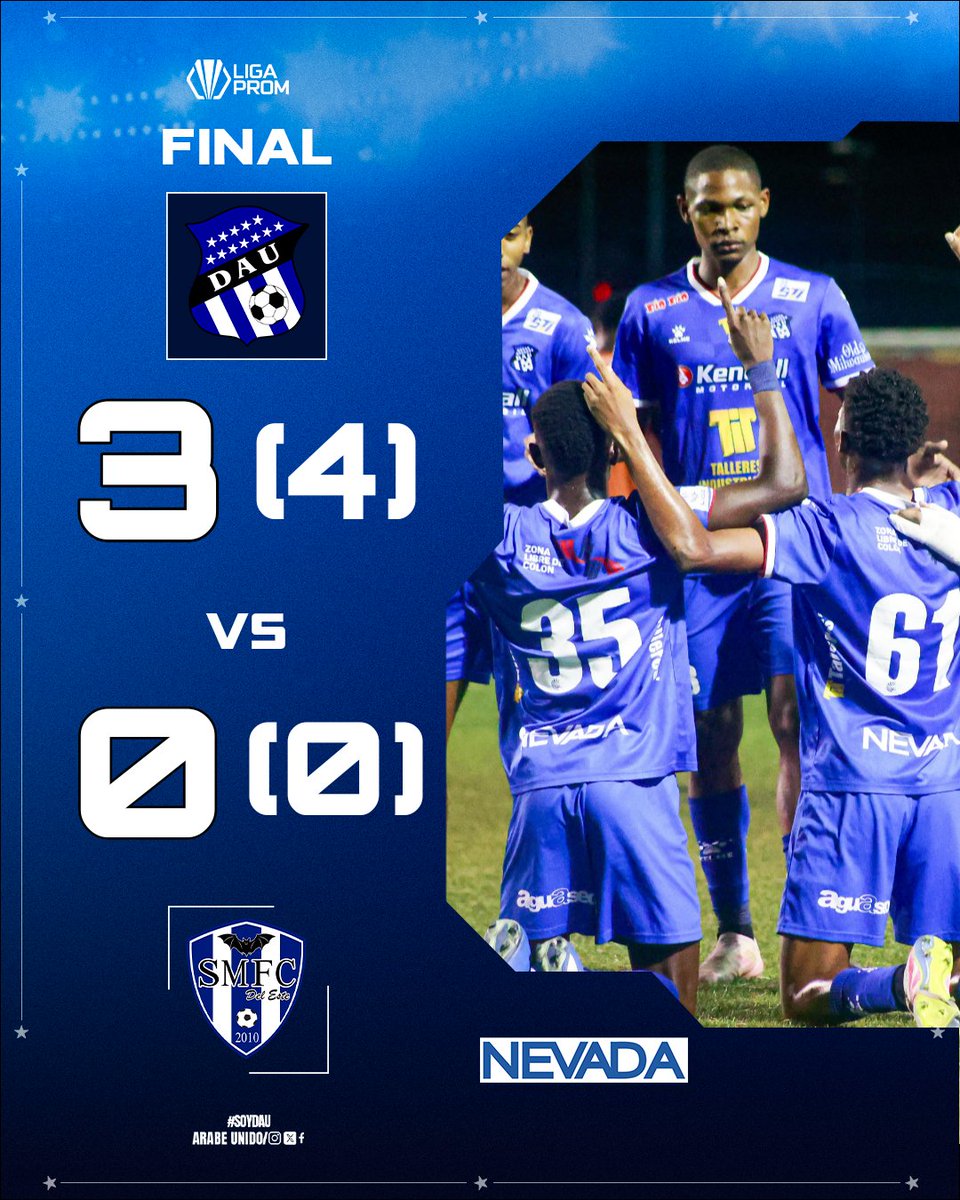ArabeUnido_'s tweet photo. ¡FINALIZÓ!🥷🏾Fue una noche de exterminación de murciélagos🦇⚰️

¿Saben que?🔥💪🏾Estamos en la final👏🏿

Goles:
⚽#66 A.Miller
⚽#20 R.Collymore
⚽#61 J.Jiménez

Semifinal de Vuelta/@liga_prom
Clausura 2️⃣0️⃣2️⃣6️⃣ 

#SoyDAU💙 https://t.co/pnMhoAlYA7
