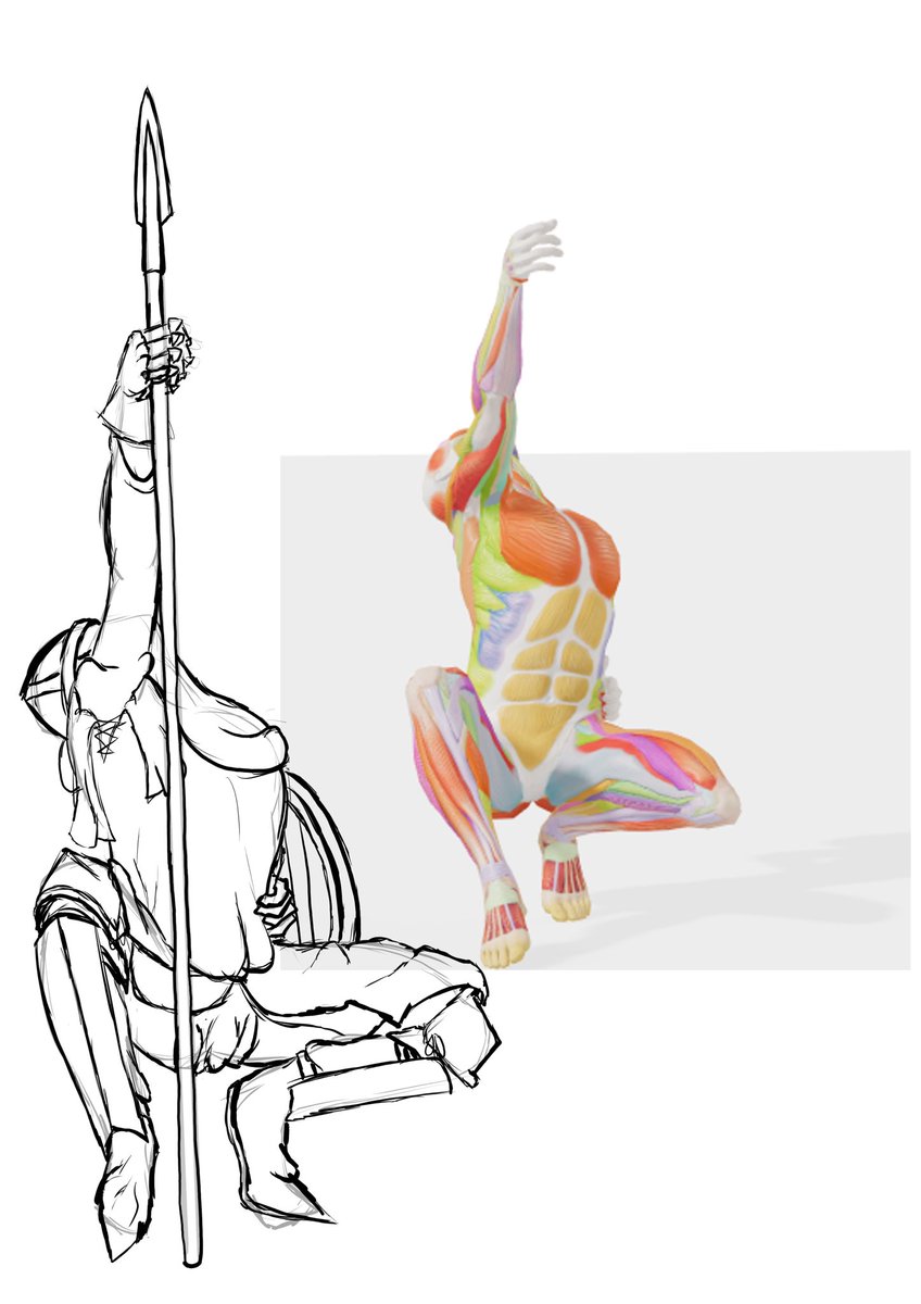 TheStairLizard's tweet photo. Pose/character training pt 2, slutty knight edition. Part of me feels like i have a long way to go before i get to comic making, but another part is like: “opm creator did this in a cave! With scraps!” https://t.co/Q4wRNWhP7u