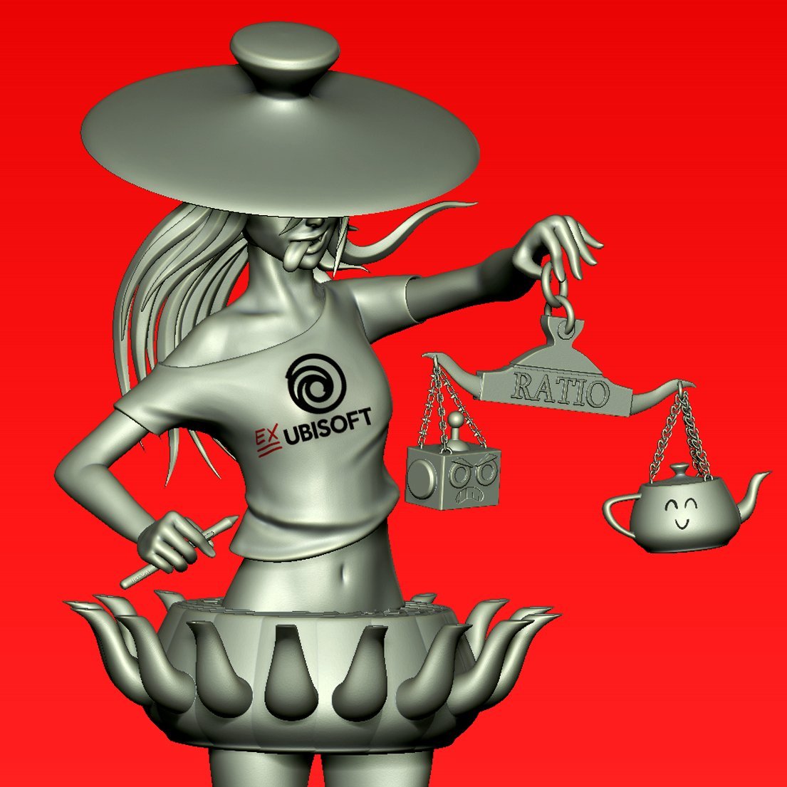Is this a 3D model? tweet media