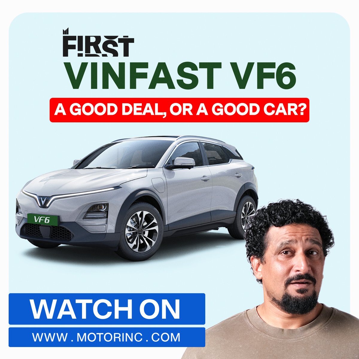 themotorinc's tweet photo. The #VinfastVF6 offers so much for so little, but does it compromise other things to do that? Thankfully, no!
Find everything about the Vinfast VF6 → https://t.co/2jYU78CohX
Also available for iOS/Android
#MotorIncFirst #FirstImpression #MahindraBE6 #MGWindsorEV #Tata #CurvvEV https://t.co/AlRYEKPbh5