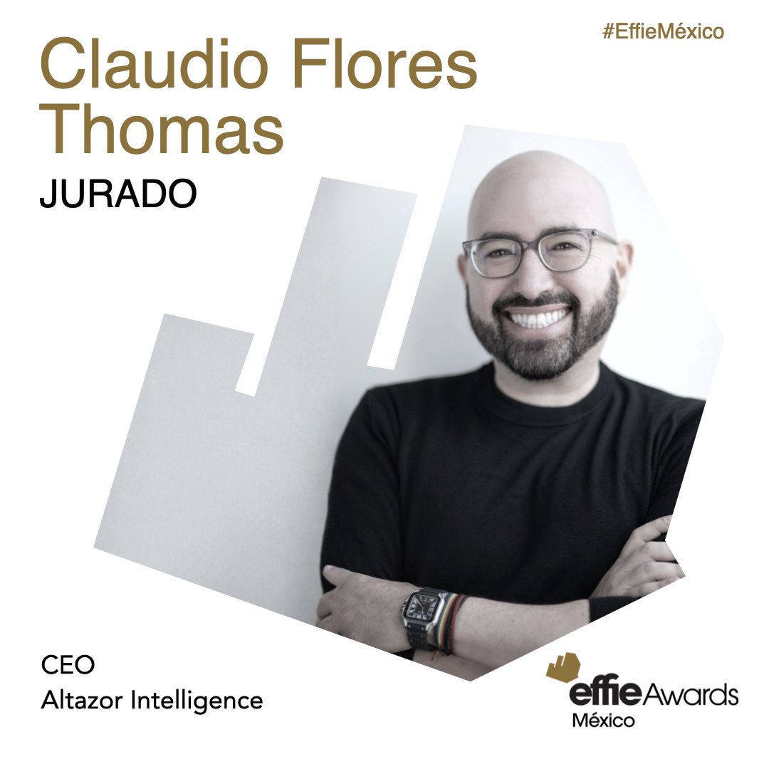 Altazor_Intell's tweet photo. También nos llena de orgullo compartir que Claudio Flores Thomas será jurado de los Effie Awards 2026.
Un reconocimiento que premia la efectividad en marketing a partir de resultados comprobables, estrategia e impacto real. #effieméxico https://t.co/FM1WwLDnhS