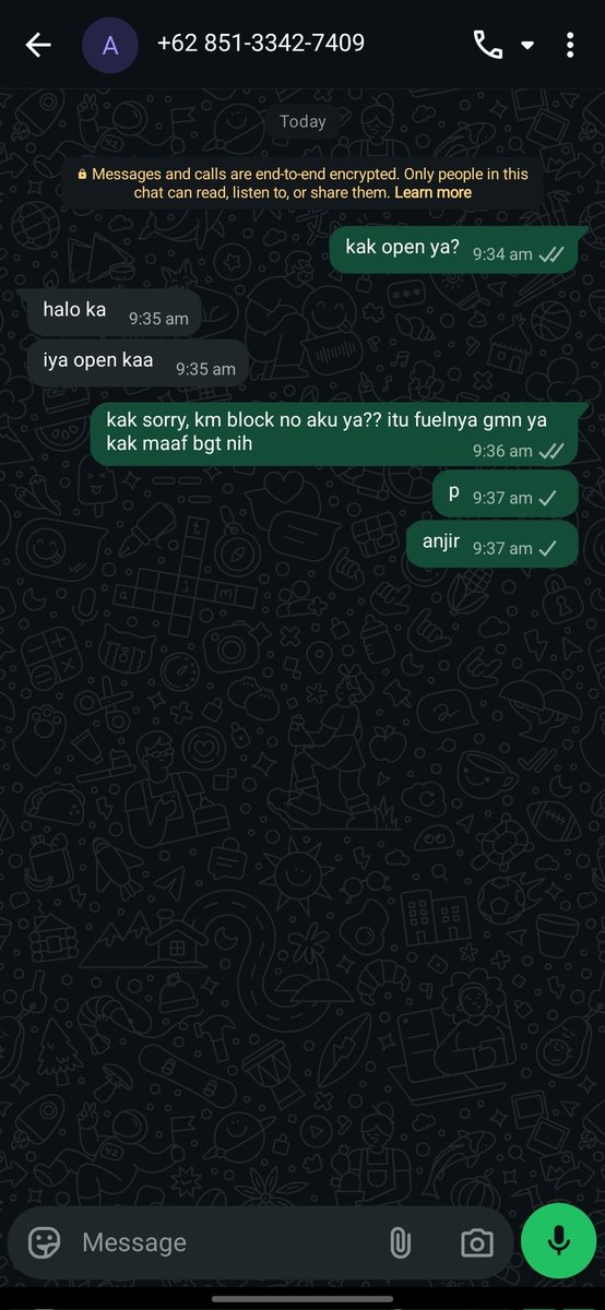 malboerue's tweet photo. udah gua telp dan chat pake no lain pagi ini BARUSAN, dan ttp diblock https://t.co/ccGK26Hg5f