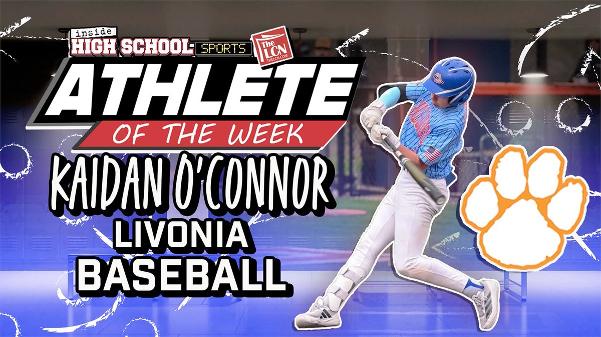TheLCN's tweet photo. This week's Athlete of the Week is @LivoniaMSHS's Kaidan O'Connor! ⚾️

Livingston County News Athlete of the Week is sponsored by: @sunygcc

Visit https://t.co/hilZwFndue to view each week's athlete.

https://t.co/j6fk8mUaXl https://t.co/EB3IR72sKP
