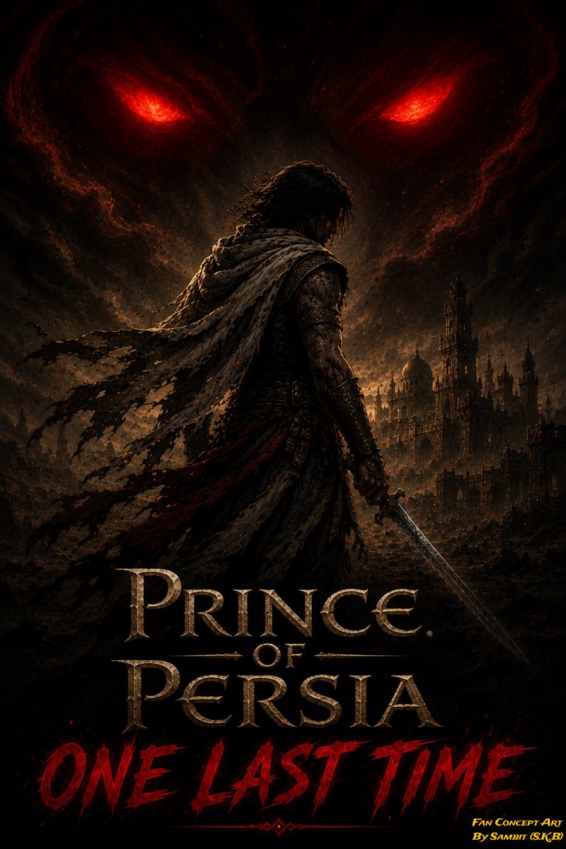 sambitkumarbe11's tweet photo. I’ve always believed that a great game starts with a great story. For the past few months, I’ve been deep in the sands, for a fan-concept teaser that i have named "Prince of Persia: One Last Time" .

A huge thank you to Ubisoft for creating a world that continues to inspire me. https://t.co/HVWc6hoiQo