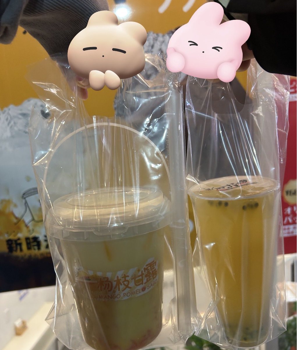berry_in_gum's tweet photo. 新大久保 

←コスパ最強ウーロンミルク 
大満足フルーツティー→

シンジキ、ミルクティーも美味しいけどフルーツ系の方が美味しいかも！なによりミニバケツで飲めるのが🙆🏻‍♀️️MIXUEはまだウーロンミルクしか飲んでないけど税込400円は安くて味も美味しいからコスパ最強 https://t.co/Zpb8rD4wXi