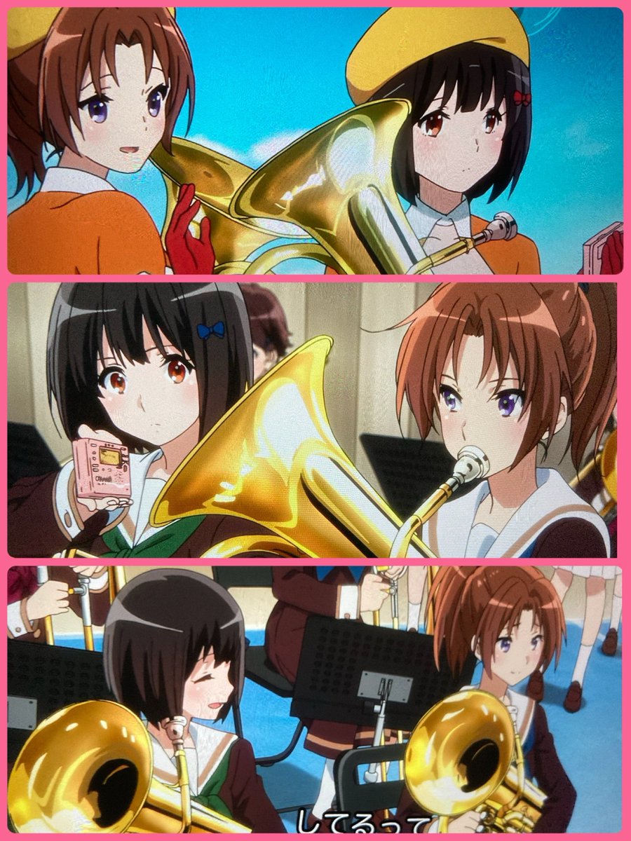 響けユーフォニアム　缶バッジ　中川夏希　久石奏 響けユーフォニアム #誓いのフィナーレ #中川夏希 #久石奏 誓フィでは