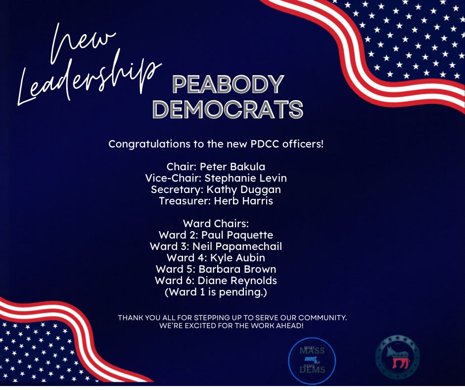 Peabody Democrats tweet media