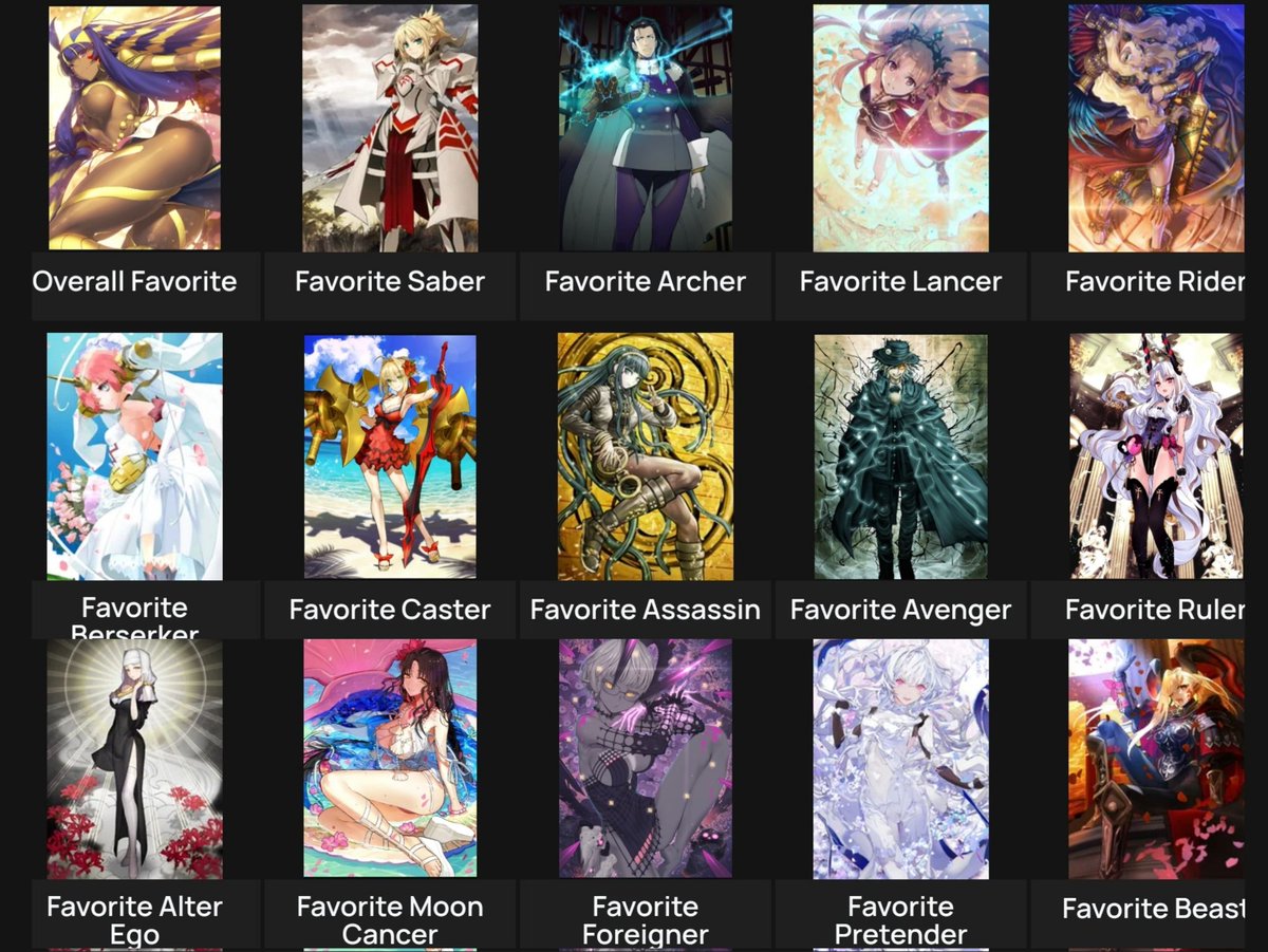 sbilodeau81's tweet photo. Here my favorite Fate/Grand Order servants by class
Overall Fav-Nitocris
Saber-Mordred
Archer-Tesla
Lancer-Ereshkigal
Berserker-Fran
Caster-Nero
Assassin-Cleopatra
Avenger-Dantes
Ruler-Caren
Alter Ego-Kiara
Moon Cancer-Kiara
Foreigner-Jacques
Pretender-Lady Avalon
Beast-Nero
#fgo https://t.co/YQSxctUFXp