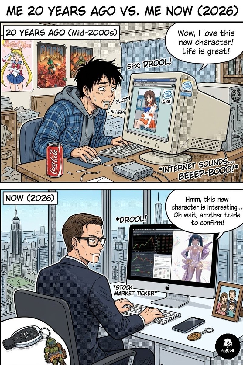 Me 20 years ago vs. Me now ** Things that never change. 😎 Cameo ...